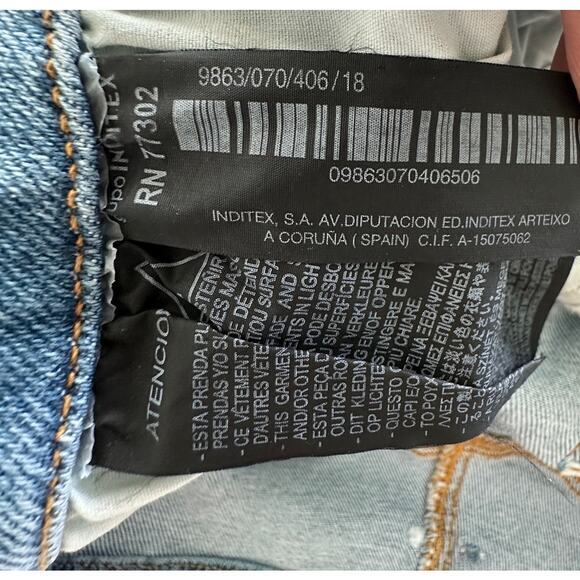 NWT Good American x Zara waist nipping high rise skinny jeans SIZE 18 - Picture 9 of 12